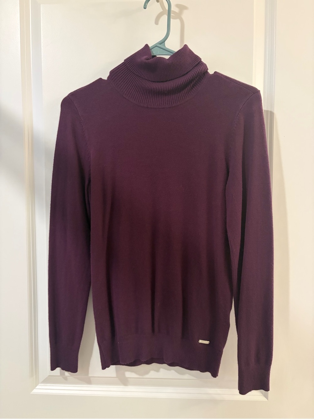 Calvin Klein Deep Plum Turtleneck Sweater